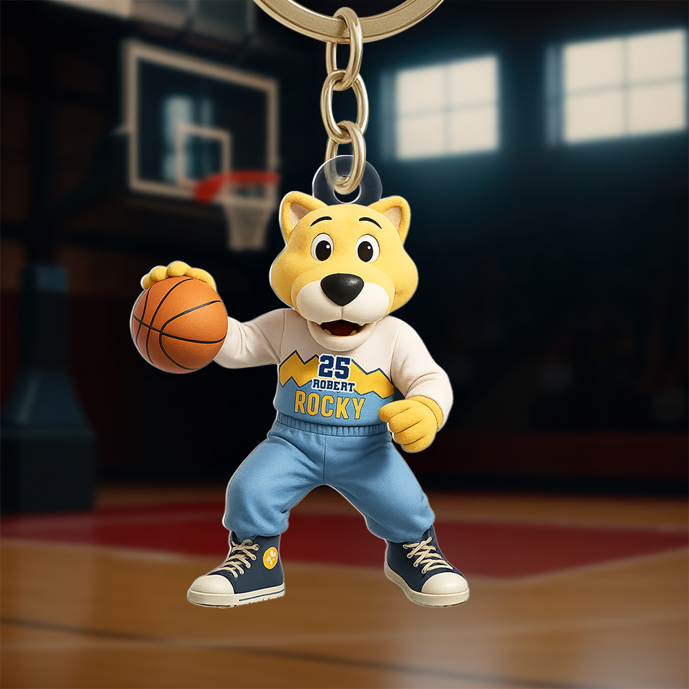 Basketball Keychain - Personalized Gifts For Basketball Lover 02HUPU280625-Homacus