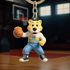 Basketball Keychain - Personalized Gifts For Basketball Lover 02HUPU280625-Homacus
