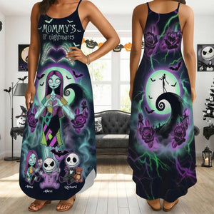 Spooky Mom Maxi Dress - Personalized Gifts For Moms 03QHQN140326-Homacus