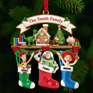 Cute Animated Characters Ornament Personalized Christmas Gifts For Family 03hudt051125-Homacus