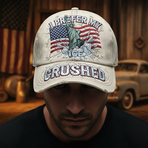 I Prefer My Ice Crush Gifts For American Patriots Classic Cap 03pata280226-Homacus