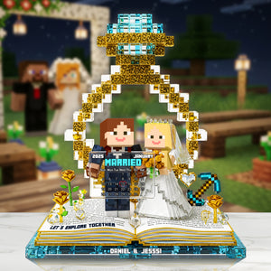 Together Married Couple Acrylic Plaque - Personalized Anniversary Gifts For Couple 03TGLU230625-Homacus