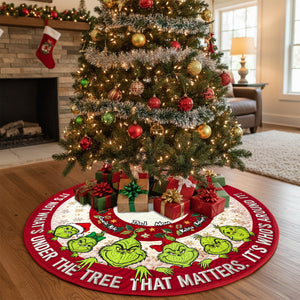 Christmas Gift For Family Monster Quilted Tree Skirt 01pgmg150925-Homacus
