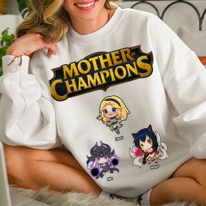 Personalized Gifts For Mom Shirt Mother Of Champions 02OHLU070225-Homacus