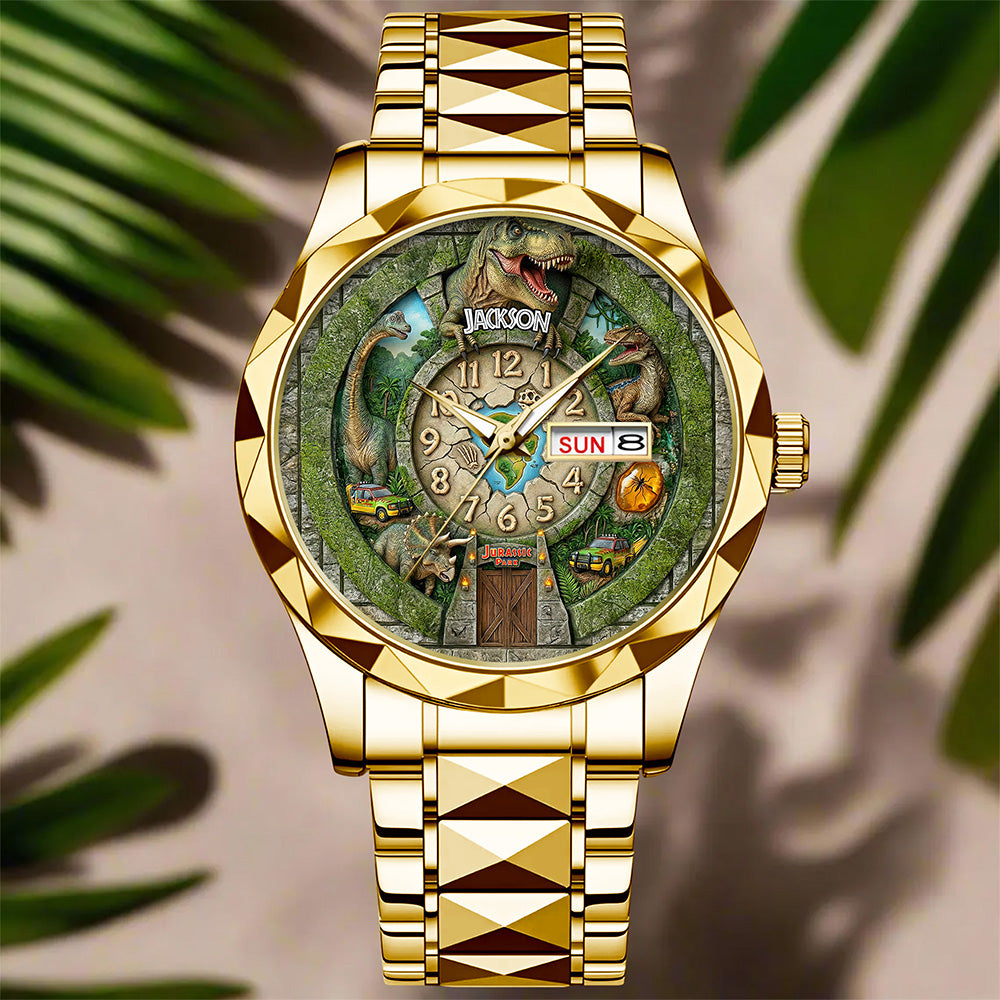 Adventure Stainless Steel Men's Watch Personalized Gifts For Him 04HUMG260126-Homacus