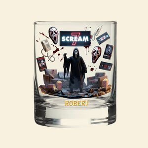Horror Movie Round Glass - Personalized Gifts For Horror Lovers 03ohqn120326-Homacus