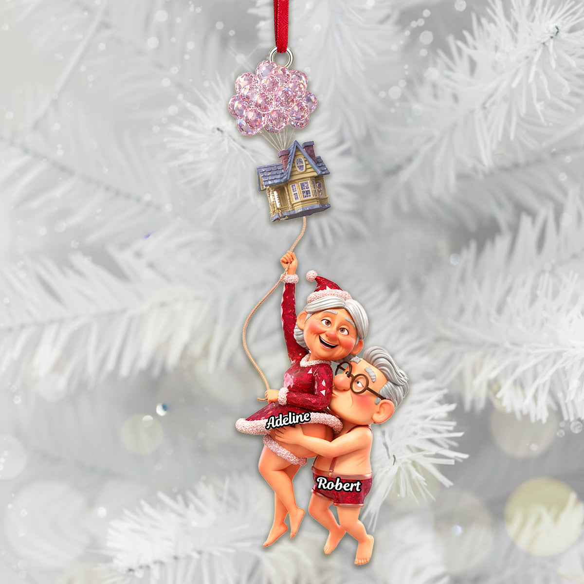 Personalized Funny Gifts For Couple Christmas Ornament 06ohmg081025-Homacus