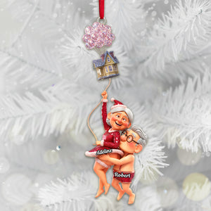Personalized Funny Gifts For Couple Christmas Ornament 06ohmg081025-Homacus