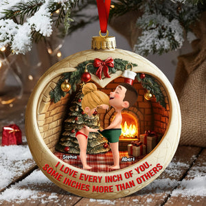 Curious Couple Acrylic Ornament - Personalized Gifts For Couple 04qhqn041125-Homacus