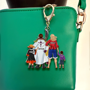 Personalized Gifts For Pirate Family Keychain 01qhhu240225pa-Homacus