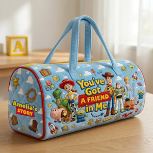 You Have Got A Friend In Me Quilted Duffle Bag - Personalized Gifts 02nadt250626-Homacus