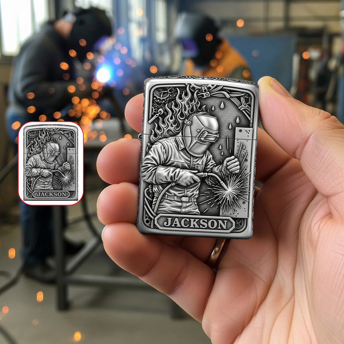 Welding Lighter - Personalized Gift For Welder-Homacus