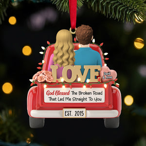 Personalized Gifts For Couple Christmas Ornament 04natn171025-Homacus
