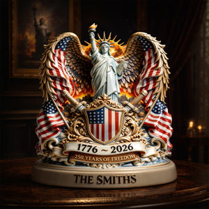 America 250th Anniversary Goddess Of Freedom Acrylic Plaque - Personalized Gifts 03tylu040326