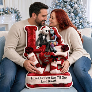 Our Love Story Pillow - Personalized Gifts For Couple 05TTDT261026-Homacus
