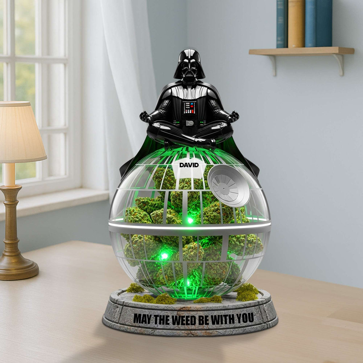 The Force Weed Acrylic Plaque - Personalized Gifts For Weed Lovers 02TOTN160625-Homacus