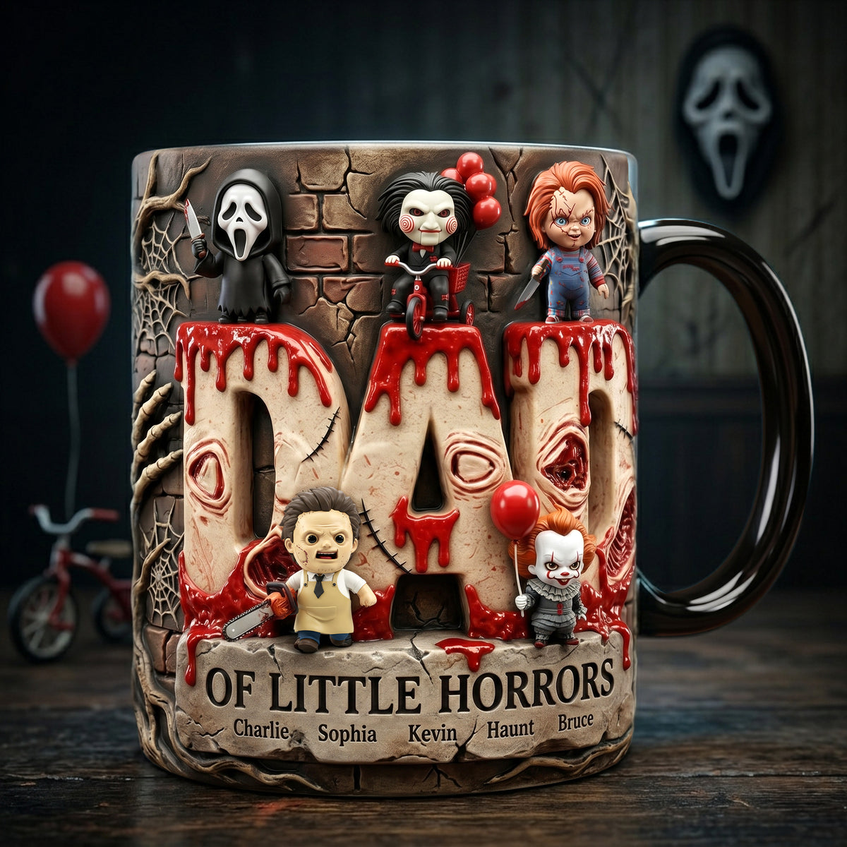Chaotic Dad Magic Mug, Personalized Gifts For Dad 05qhlu060526-Homacus