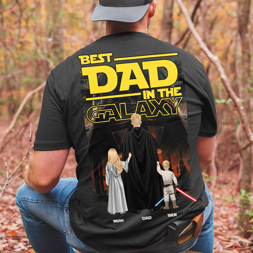 Best In The Galaxy Shirt Personalized Gifts For Dad 04XQDT040425DAHHHG-Homacus
