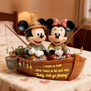 Fishing Couple Acrylic Plaque - Personalized Gift For Couples 06TOMG280126-Homacus