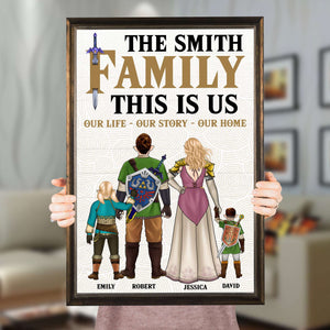 Personalized Gifts For Family Canvas Print 03acqn020724hg-Homacus