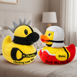 Naughty Duck Couple Pillow Personalized Gifts For Couple 03NADT191125-Homacus