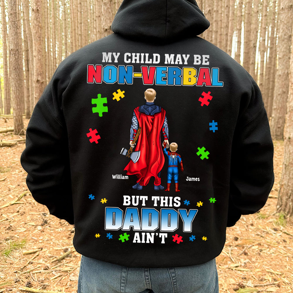 Personalized Gifts For Dad Shirt Autism Kids 03TODT070325PA-Homacus