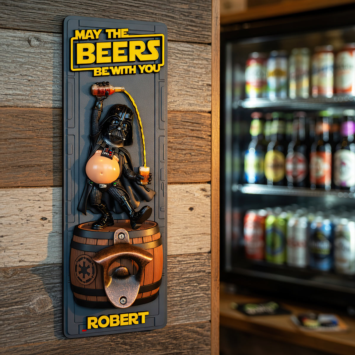 Cosmic Brew Wall Bottle Opener - Personalized Gift For Space Lovers 07TODT290726