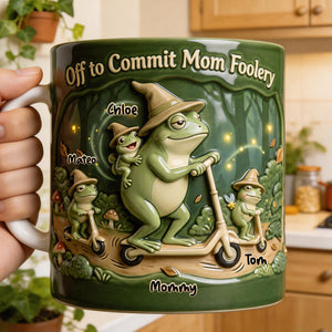 Silly Frog Mom Coffee Mug - Personalized Gifts For Moms 01QHDT030326-Homacus