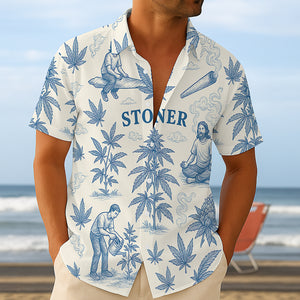 Funny Stoner Hawaiian Shirt – Personalized Gifts For Weed Lovers 03toqn120625-Homacus
