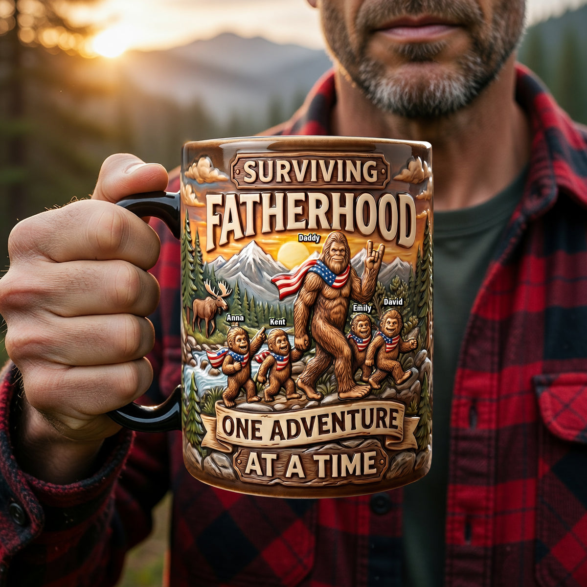 Surviving Fatherhood Magic Coffee Mug - Personalized Gifts For Dad 04paqn150526-Homacus