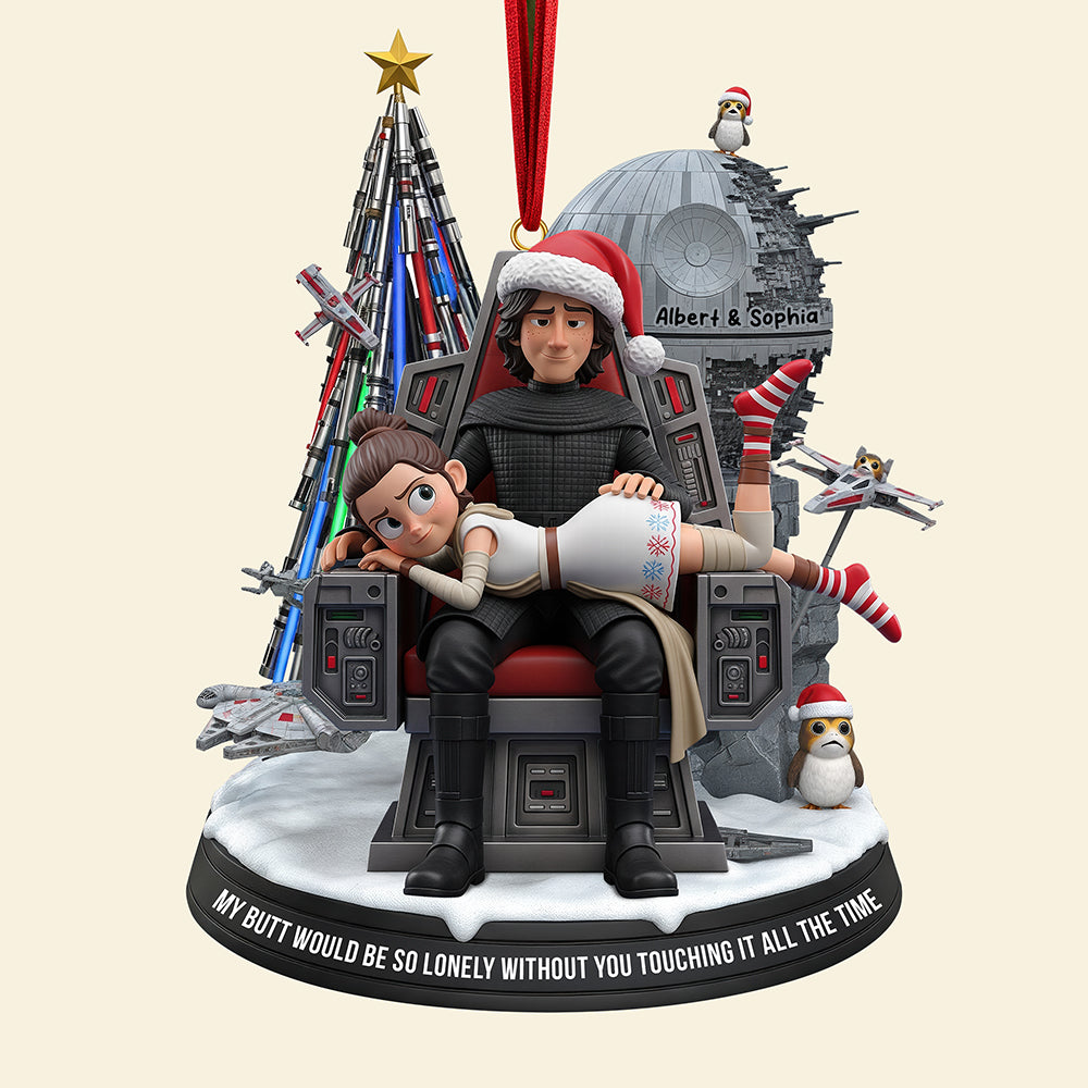 Forever Love Christmas Ornament, Personalized Gifts For Couple 03NAQN190925-Homacus