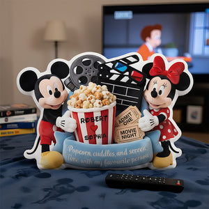 Movie Night Couple Pillow, Personalized Gifts For Couple 02PADT121225-Homacus