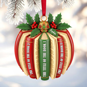 Personalized Gifts For Book Lovers Christmas Ornament 02hytn171125-Homacus
