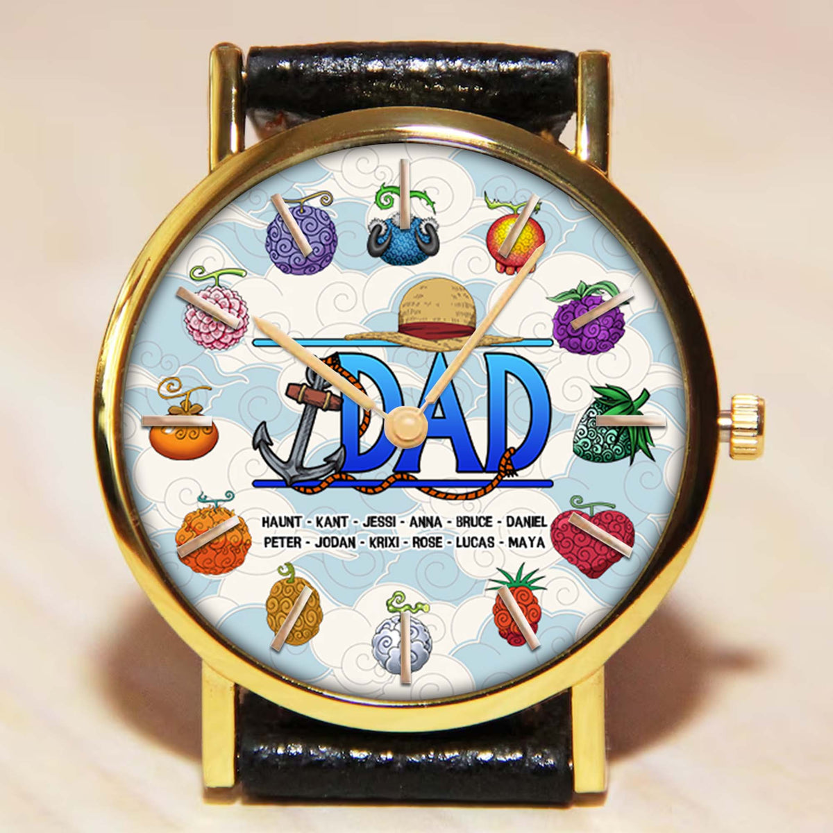 Power Fruit Quartz Watch Personalized Gifts For Dad 02ohtn310325-Homacus