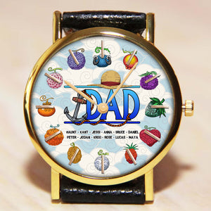 Power Fruit Quartz Watch Personalized Gifts For Dad 02ohtn310325-Homacus