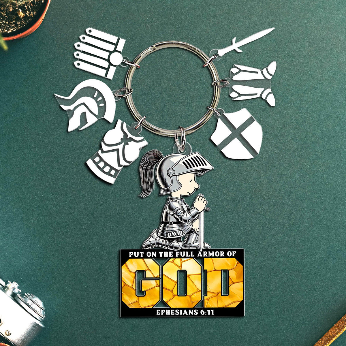 Personalized Gifts For Christian Keychain With Charms 01tgtn170125hg-Homacus