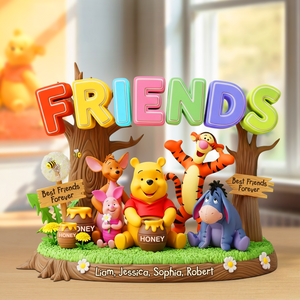 Best Friends Forever Acrylic Plaque Personalized Gifts 01topu260625-Homacus