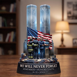 We Will Never Foget Acrylic Plaque - Personalized Gifts 05totn280726-Homacus