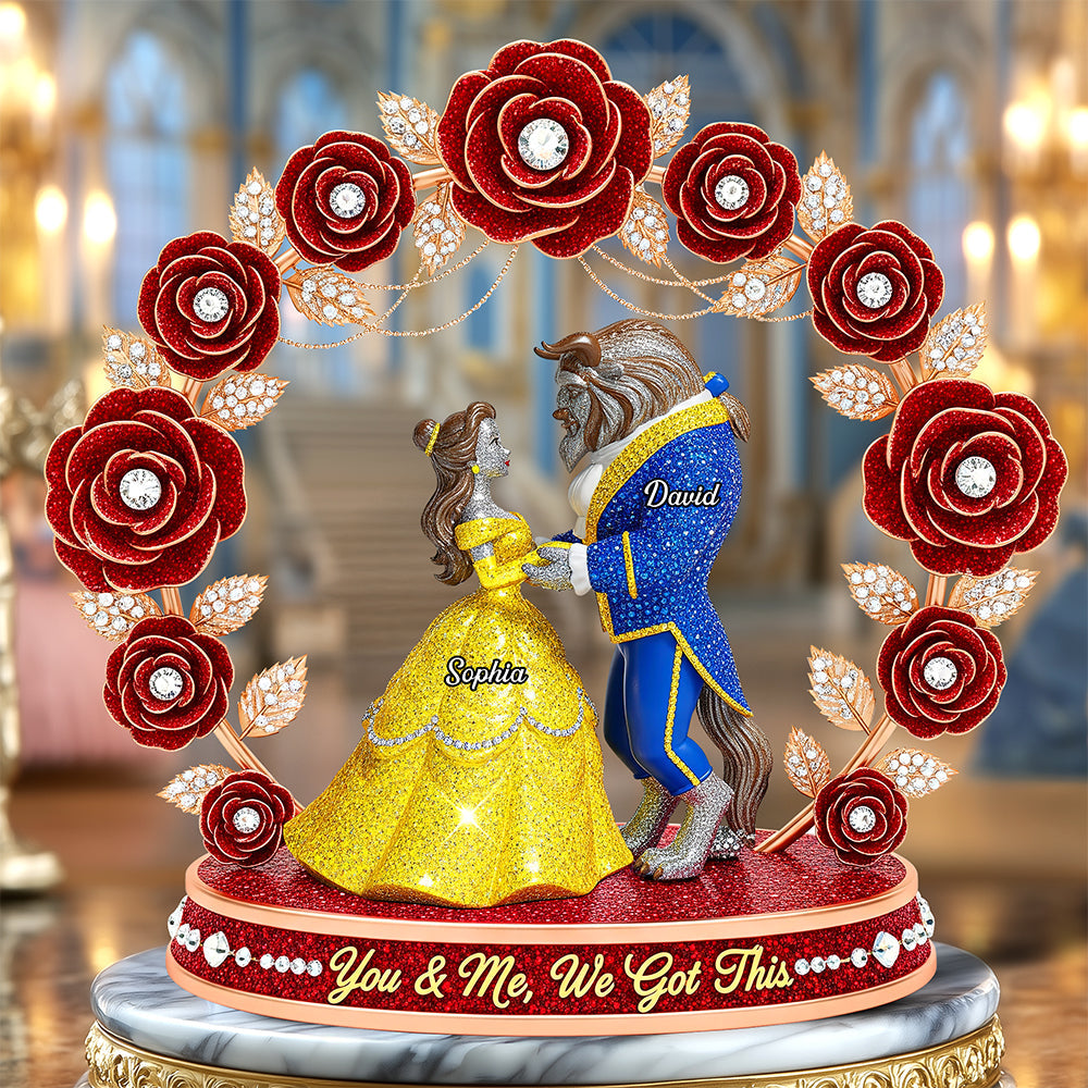 Cartoon Couple Plaque - Personalized Gifts For Couple 01ohqn120625-Homacus