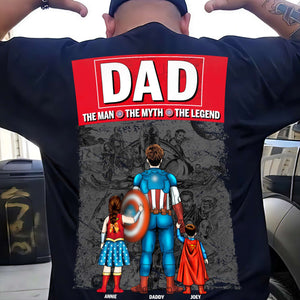 The Hero Dad Shirt - Personalized Gifts For Dad 02NALU270525PA-Homacus
