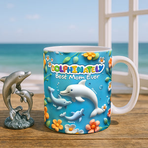 Best Dolphin Mom Coffee Mug - Personalized Gifts For Mother 03QHLU080425-Homacus