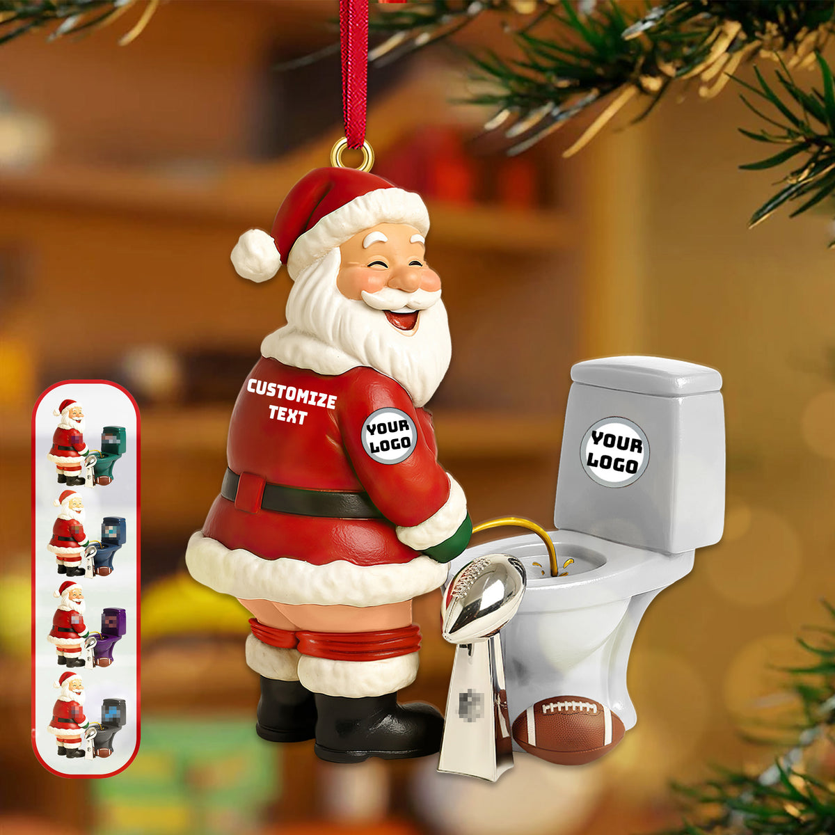 Personalized Funny Gifts For Sport Lovers Christmas Ornament 01humg141025-Homacus