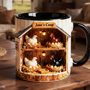 Chicken Farm Coffee Mug - Personalized Gifts For Farmer 02ohta311225-Homacus