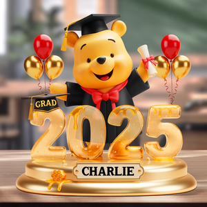 Bear Graduation Plaque - Personalized Gifts For Graduates 04napu220525-Homacus
