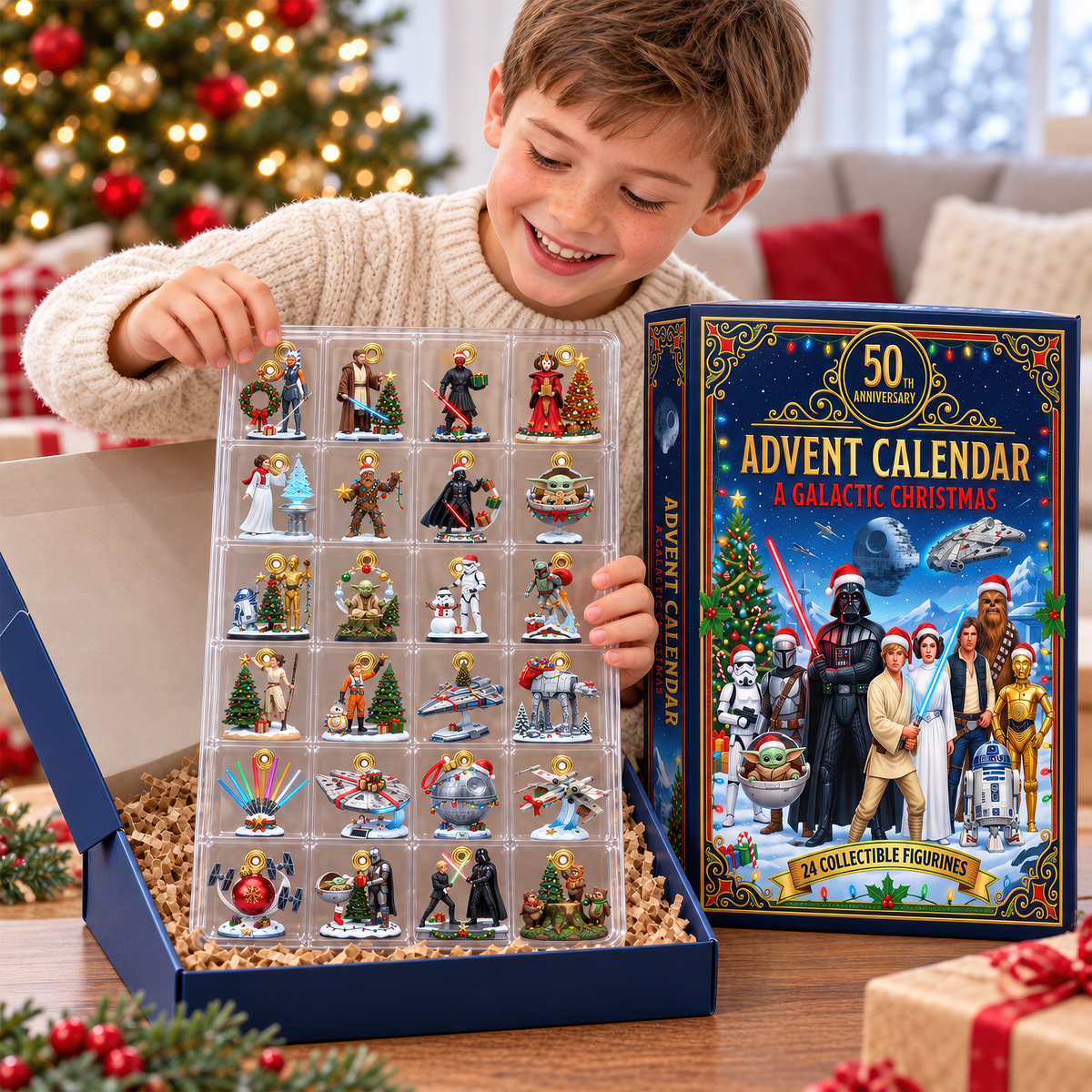 Galactic Christmas Advent Calendar Blind Box - Personalized Christmas Gifts 01tyqn101026-Homacus