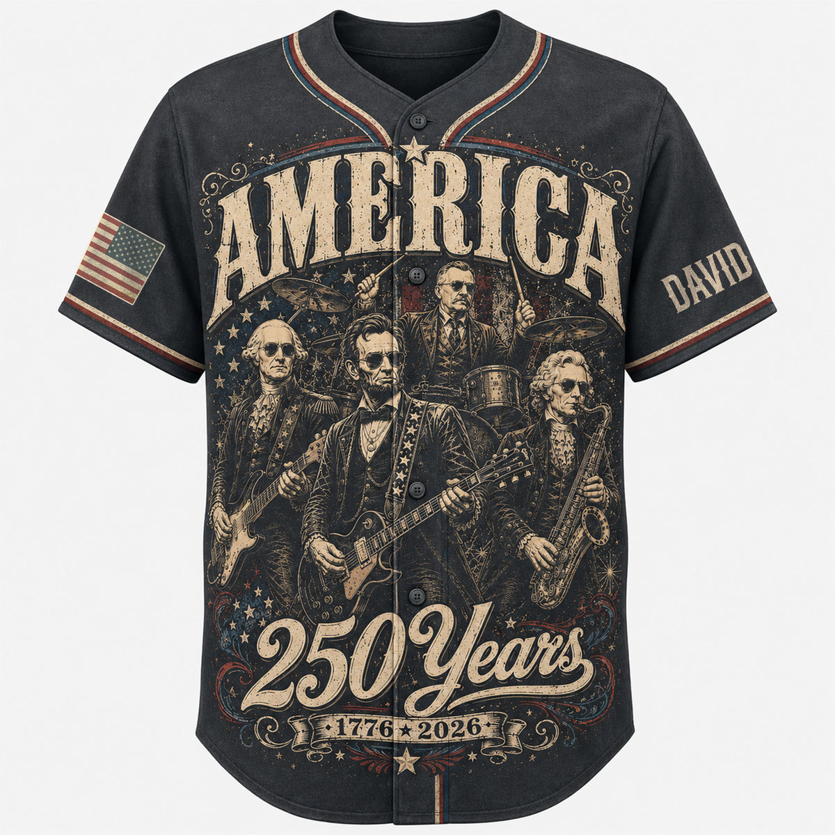 America 250th Anniversary Baseball Jersey - Personalized Gifts For Patriots 05naqn150626