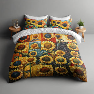 Personalized Gifts For Sunflower Lovers Quilt Bed Set 06HUMH200125-Homacus