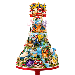 30th Anniversary Tree Topper - Personalized Gifts For Adventure Fans Acrylic Christmas Tree Topper 07OHQN161026-Homacus