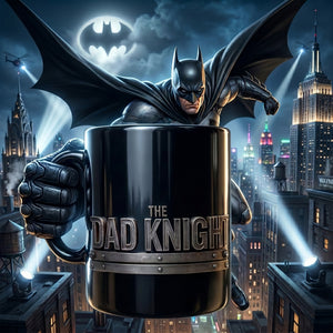 Knight Warrior Dad And Kids Magic Mug - Personalized Gifts For Father's Day Magic Mug 05OHLU200526-Homacus
