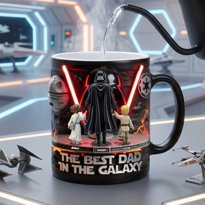 The Best Dad In The Galaxy Coffee Mug - Personalized Father's Day Gifts 02TYTN160526-Homacus